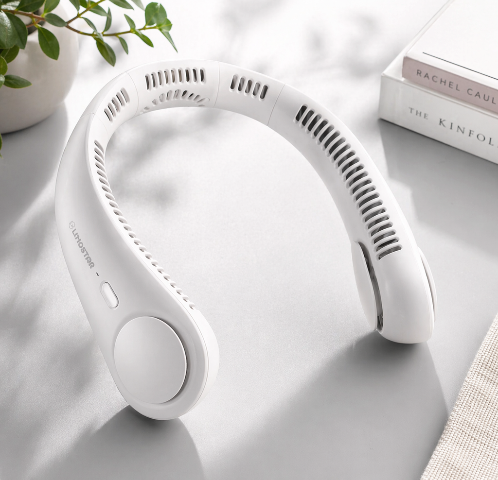 Momentic Aero™ | Portable Wearable Neck Fan | Bladeless, Rechargeable & Hands-Free