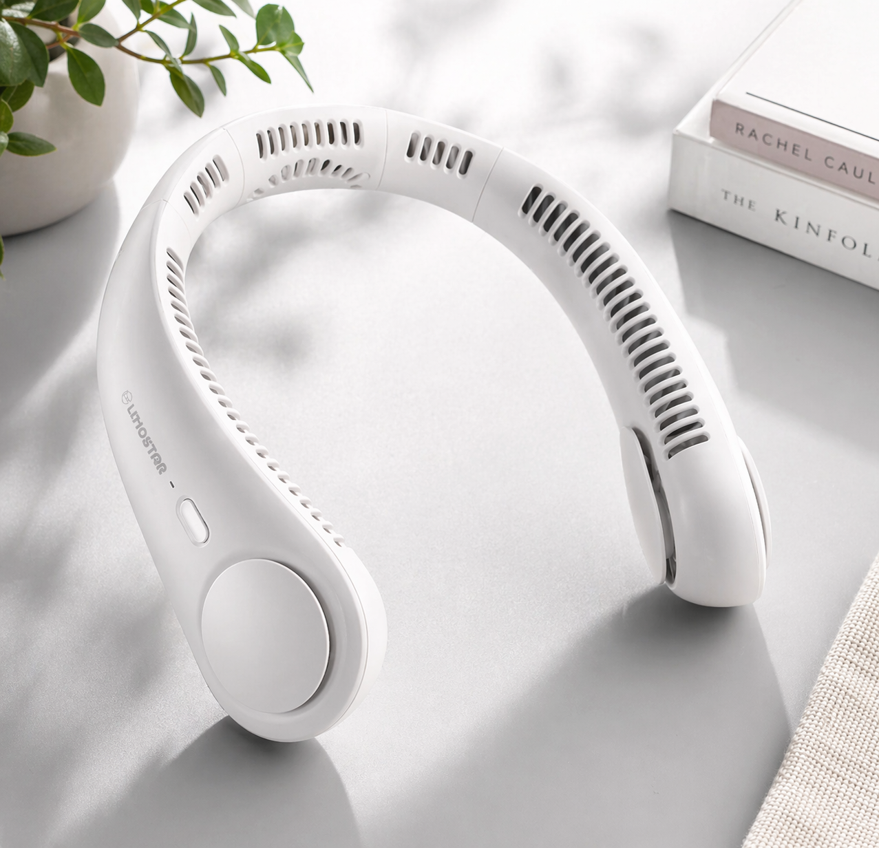 Momentic Aero™ | Portable Wearable Neck Fan | Bladeless, Rechargeable & Hands-Free