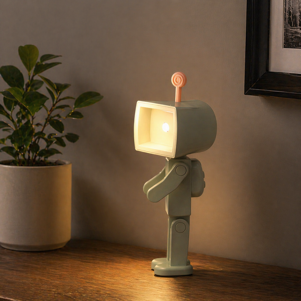 Mini Astronaut LED Flexible Magnetic Night Lamp