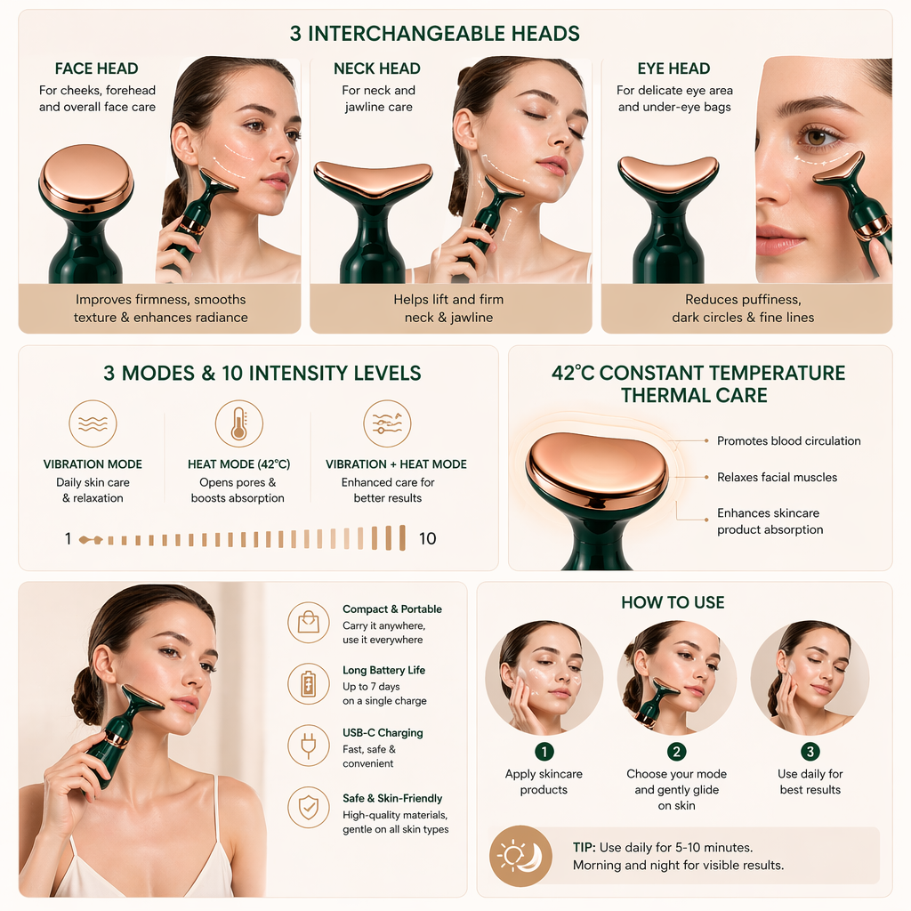 Momentic SculptPro™ | 3-in-1 Sonic Facial Architect